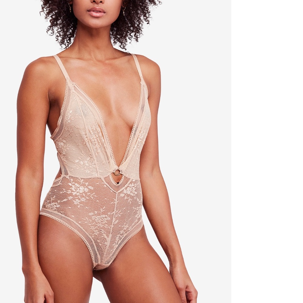 Nude FP plunging neckline intimate